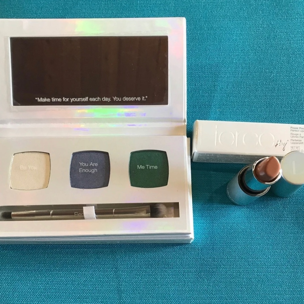 Limelife Eyeshadow Palette and Lipstick